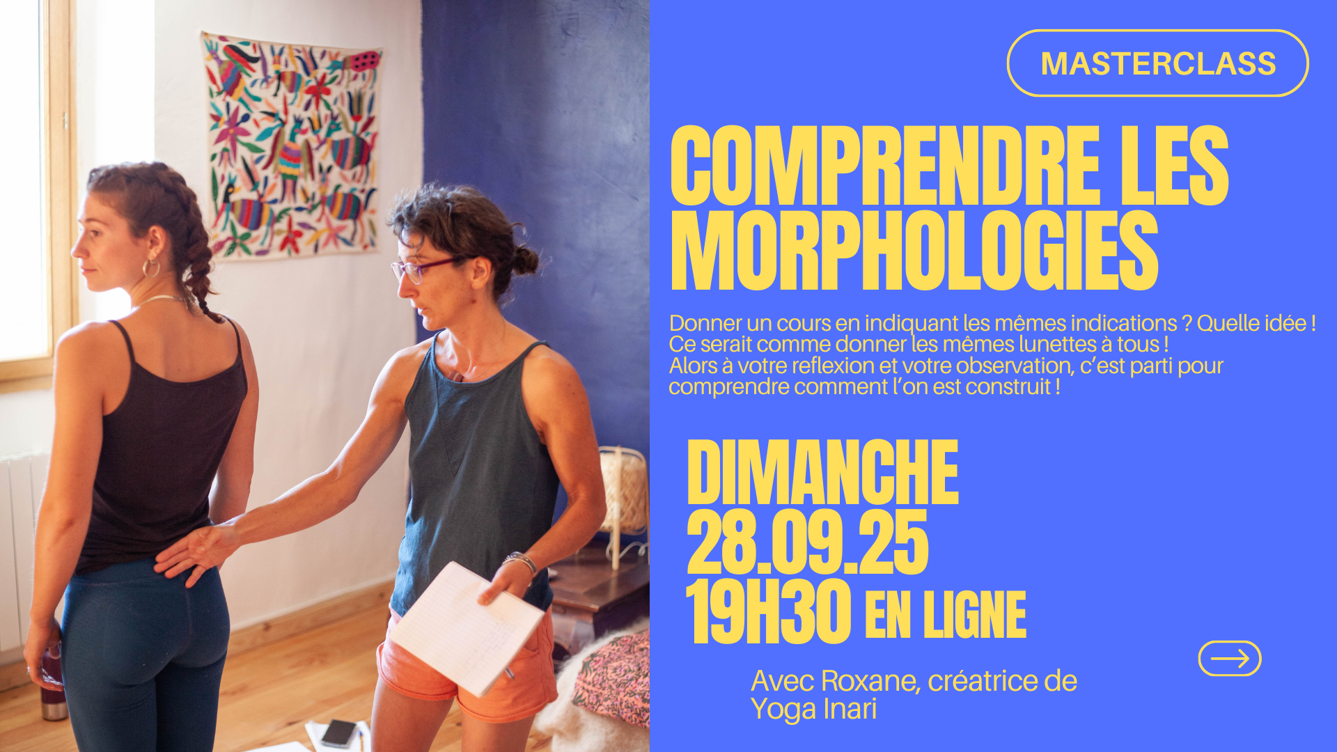 Masterclass Comprendre les Morphologies